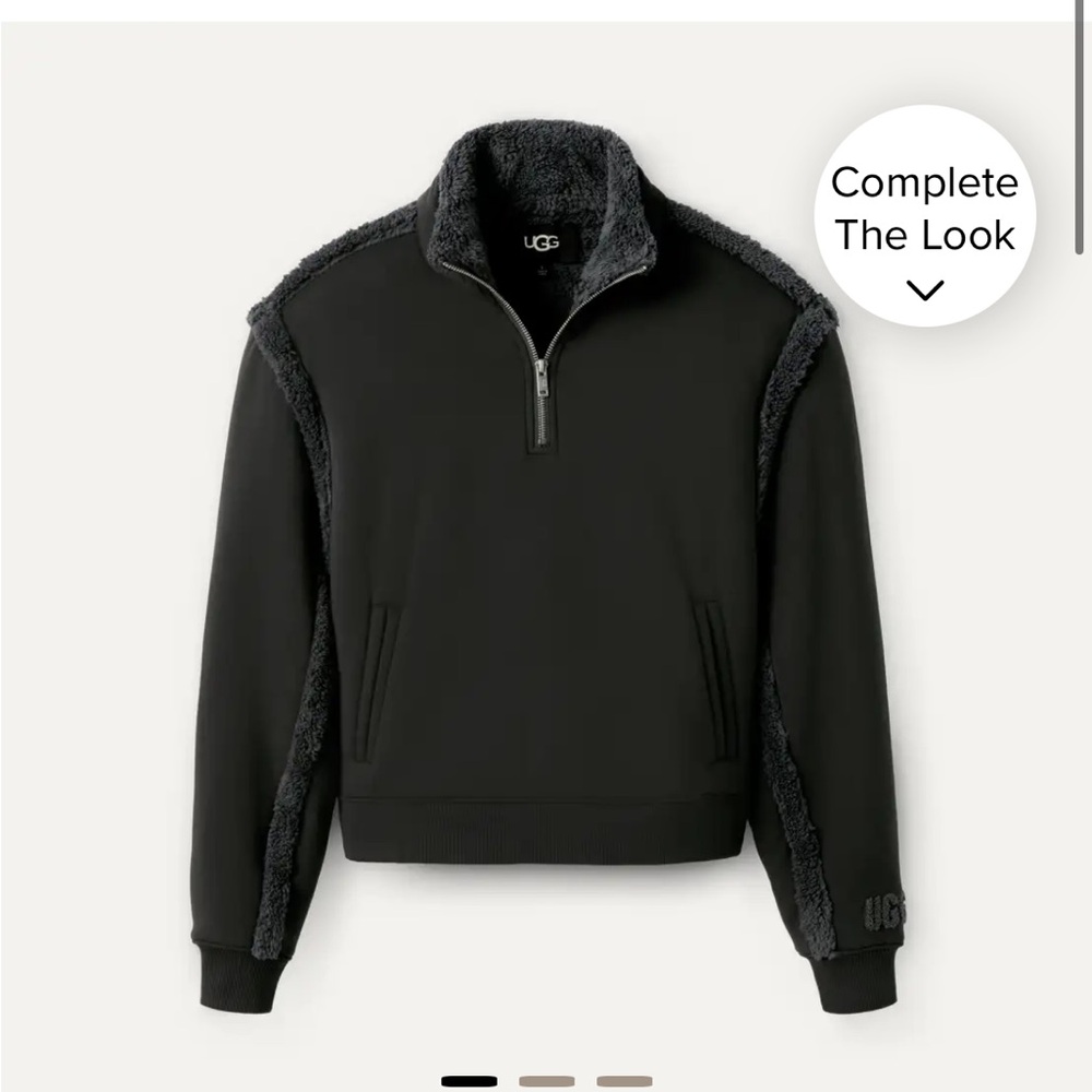 UGG Womens’ Charcoal/black  Sherpa Performance Jacket